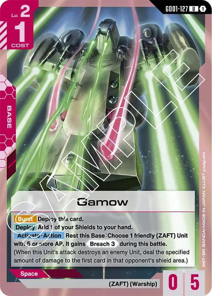 GD01-127 - Gamow - Newtype Rising - Gundam Card Game