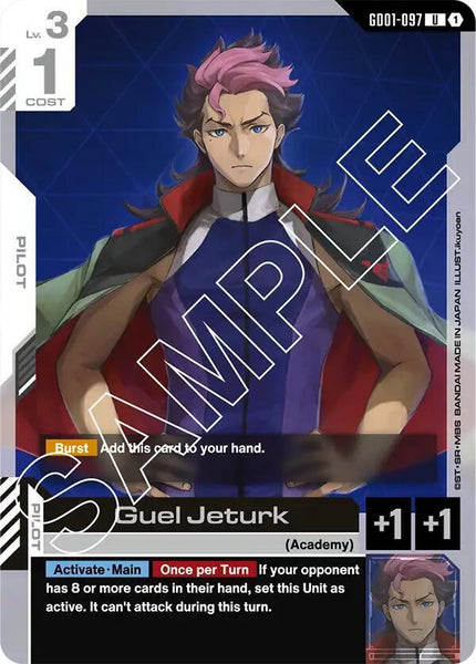 GD01-097 - Guel Jeturk - Newtype Rising - Gundam Card Game