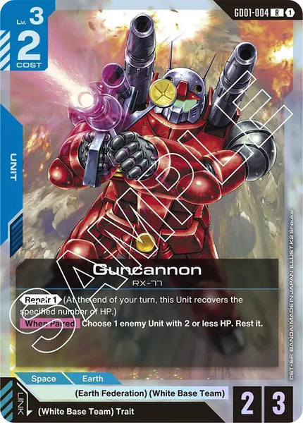 GD01-004 - Guncannon - Newtype Rising - Gundam Card Game