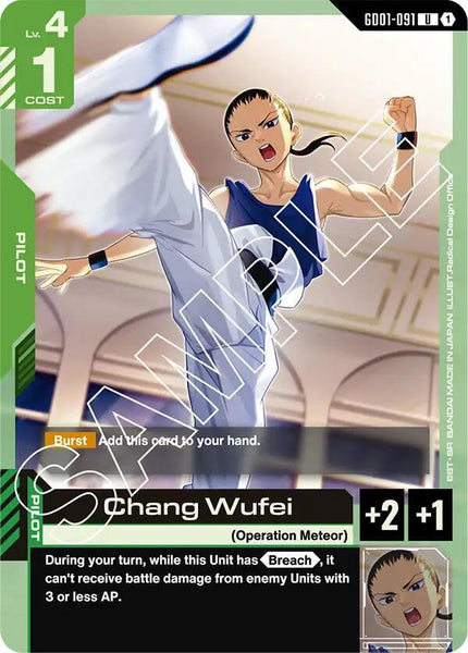 GD01-091 - Chang Wufei - Newtype Rising - Gundam Card Game