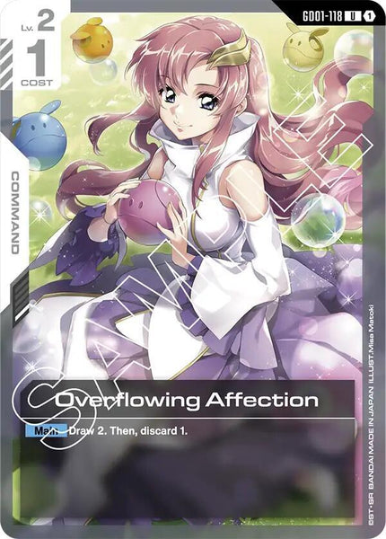 GD01-118 - Overflowing Affection - Newtype Rising - Gundam Card Game