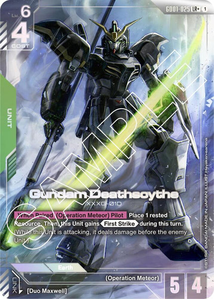 GD01-025 (LR+ / Alt Art) - Gundam Deathscythe - Newtype Rising - Gundam Card Game