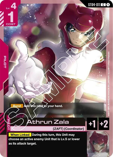 ST04-011 - Athrun Zala - Seed Strike - Gundam Card Game