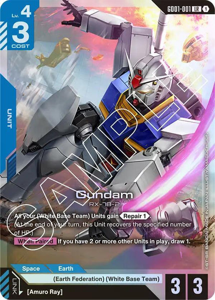 GD01-001 (LR) - Gundam - Newtype Rising - Gundam Card Game