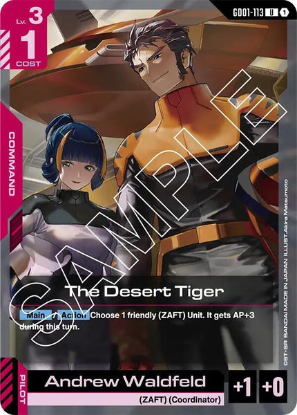 GD01-113 - The Dessert Tiger - Newtype Rising - Gundam Card Game